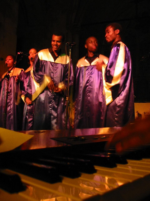 Concert gospel en 2004 - Eglise de Brenouille