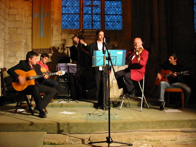 Concert jazz en 2005 - Eglise de Brenouille