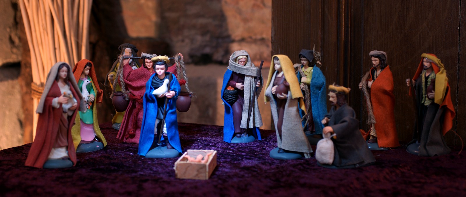 Creche de noel - Brenouille - santons