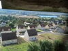 Vue depuis le clocher. Eglise St Rieul de Brenouille.