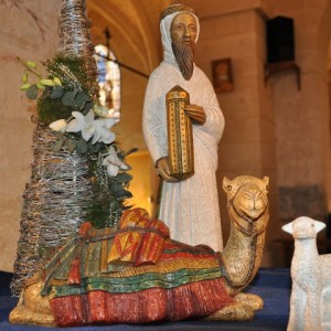 Crèches des moniales de Bethléem - Roi mage et dromadaire