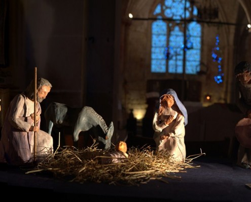 Créche de noël - Eglise de Gouvieux Oise