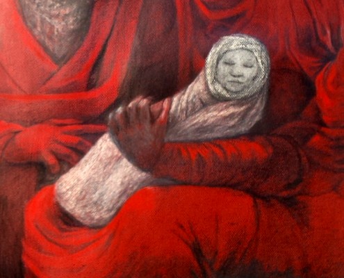 Detail recto Nativite a la Pieta